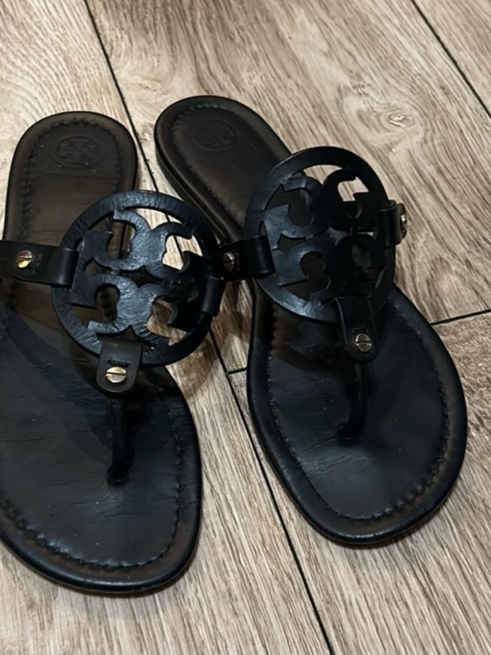 Tory Burch Black Miller Sandals